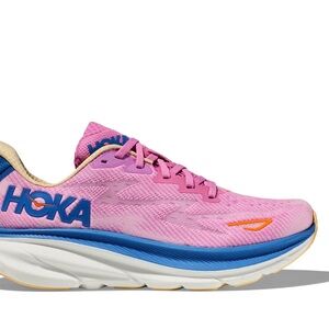 Hoka Women's Pink and Blue Running Shoes